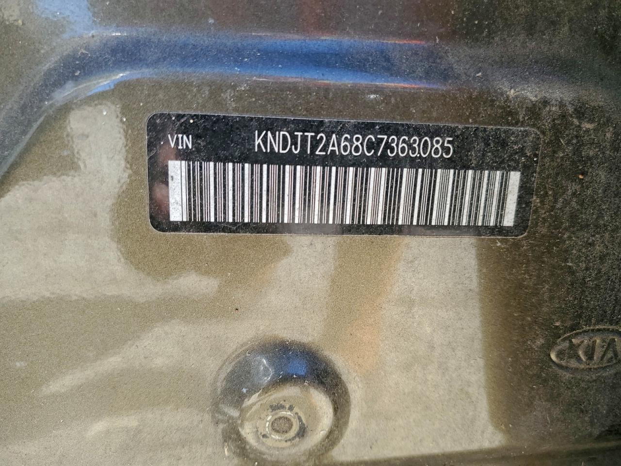 2012 Kia Soul + VIN: KNDJT2A68C7363085 Lot: 96369125