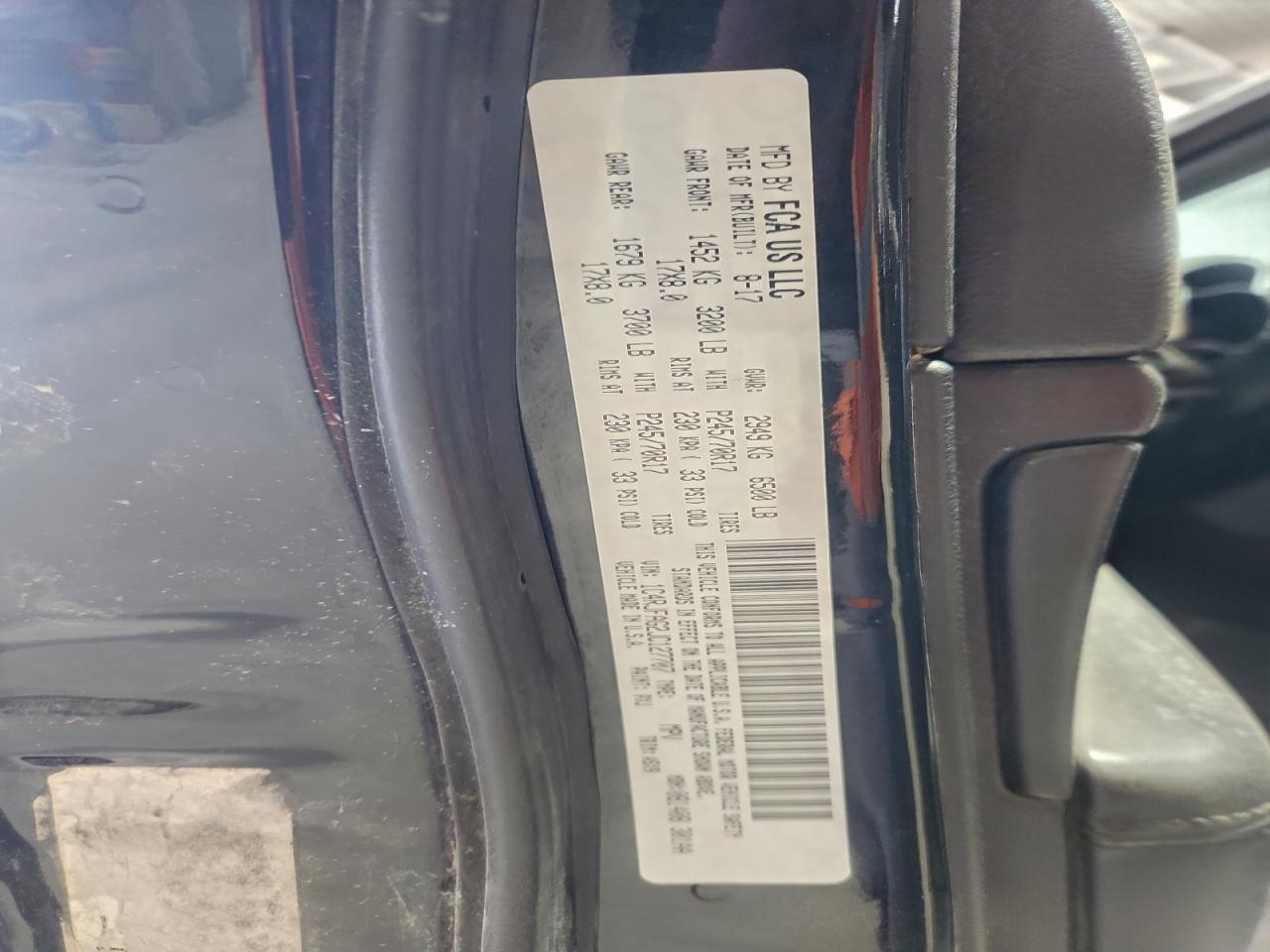 2018 Jeep Grand Cherokee Laredo VIN: 1C4RJFAG2JC127707 Lot: 96253455