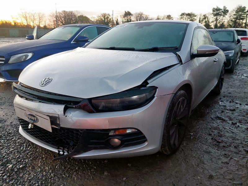2012 VOLKSWAGEN SCIROCCO 2.0 TDI BLUEMOTION TECH GT 3DR [NAV/LEATHER] for sale at Copart WOLVERHAMPTON