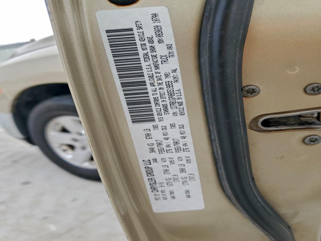 2011 Dodge Ram 1500 VIN: 1D7RB1GP0BS519959 Lot: 95834195