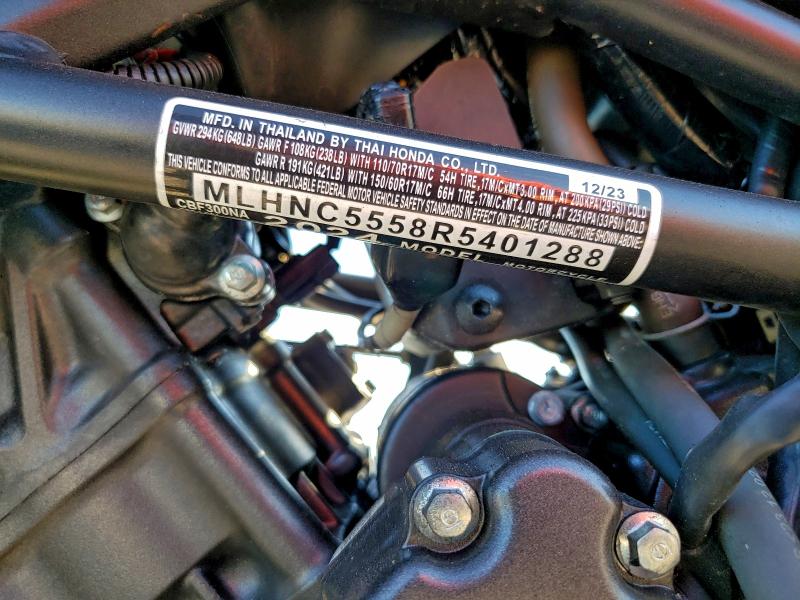 2024 HONDA CBF300 NA  