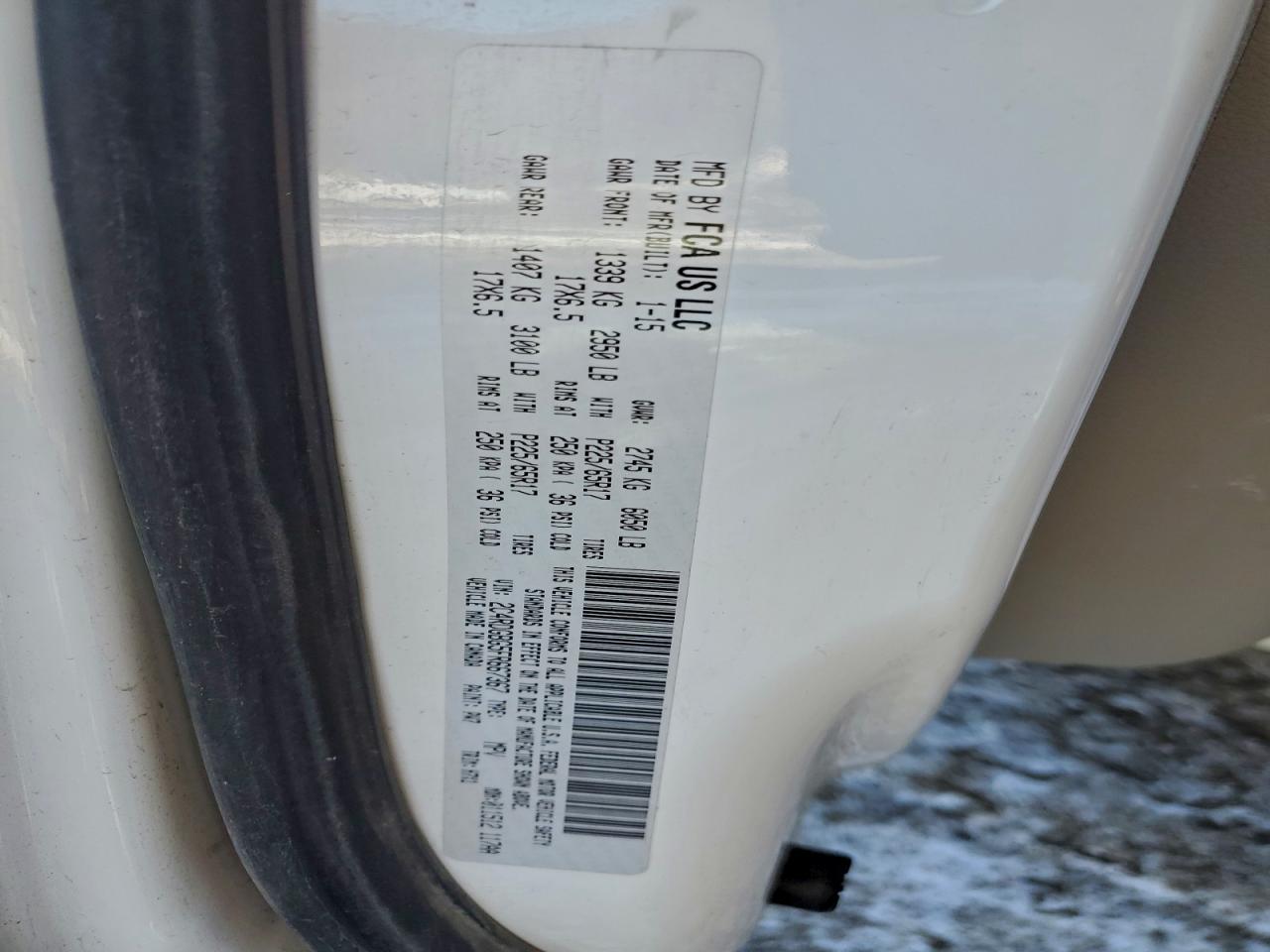 2015 Dodge Grand Caravan Se VIN: 2C4RDGBG5FR667367 Lot: 93779205