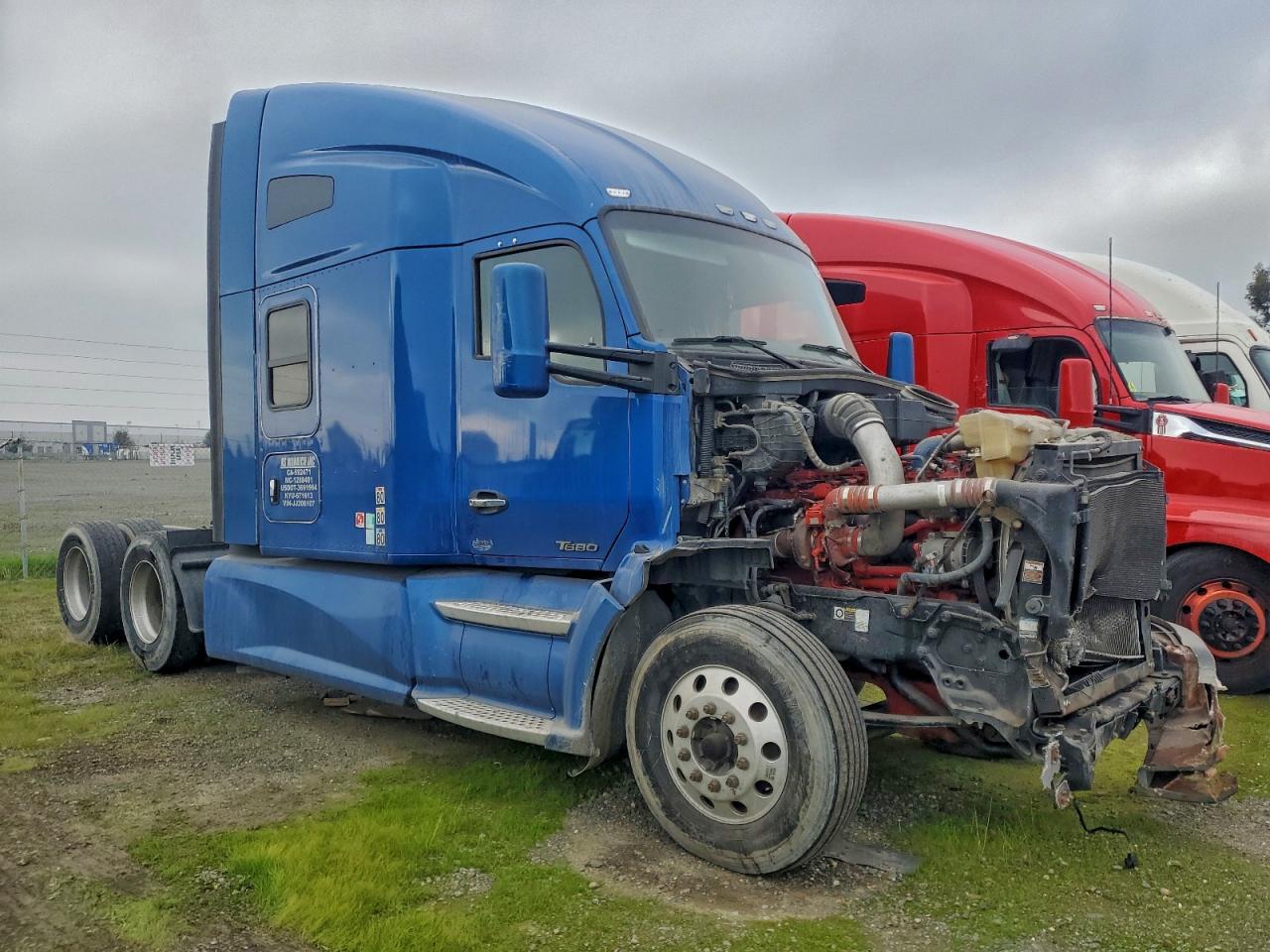 2018 Kenworth Construction T680 VIN: 1XKYD49X7JJ206107 Lot: 94253695