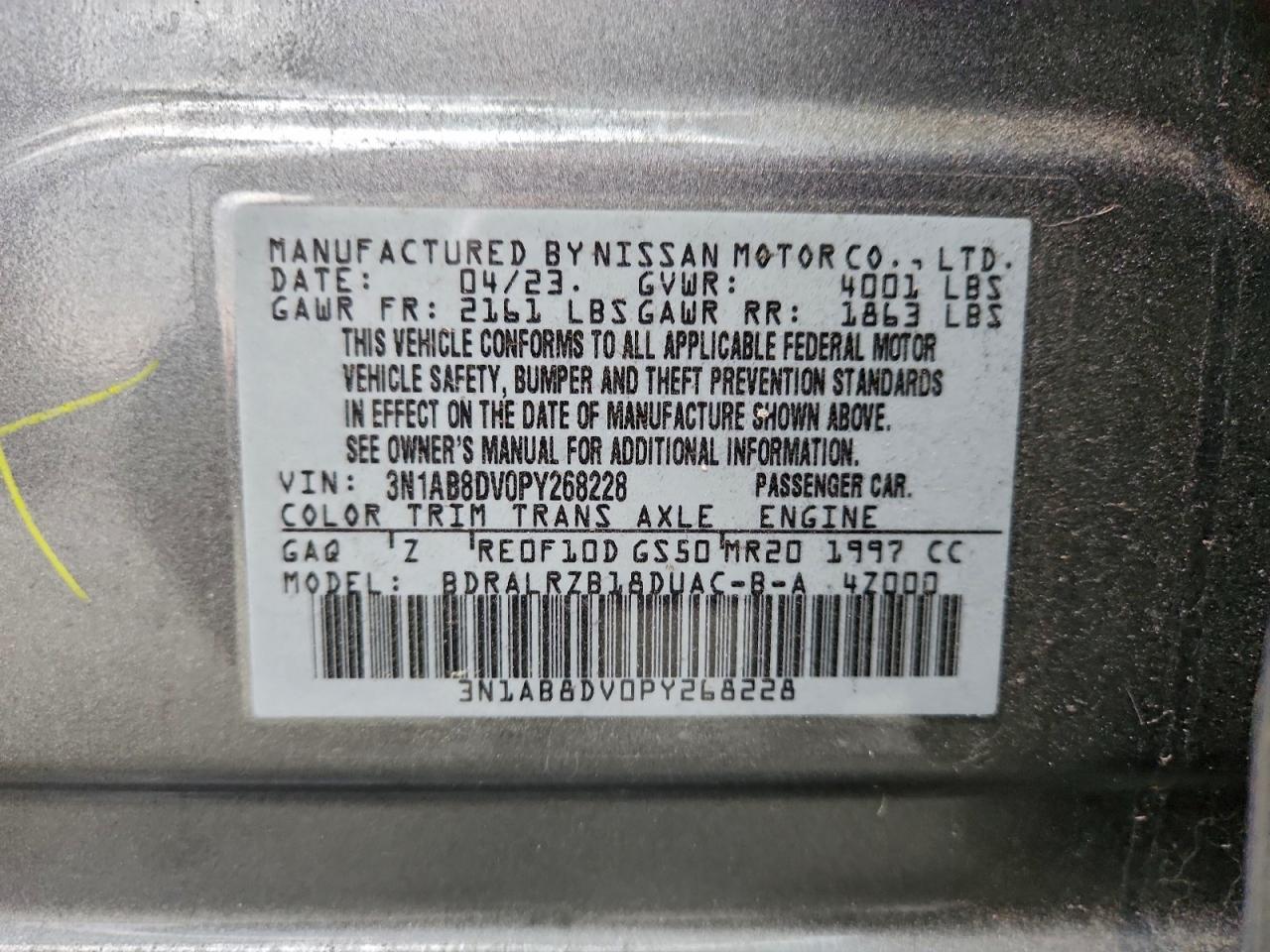 2023 Nissan Sentra Sr VIN: 3N1AB8DV0PY268228 Lot: 96098365