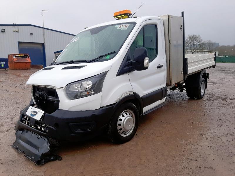 2022 FORD TRANSIT 2.0 ECOBLUE 130PS CHASSIS CAB for sale at Copart WESTBURY