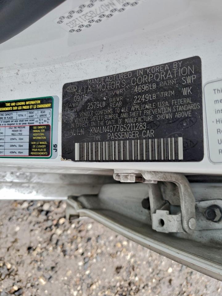 2016 Kia Cadenza Luxury VIN: KNALN4D77G5211283 Lot: 94581425