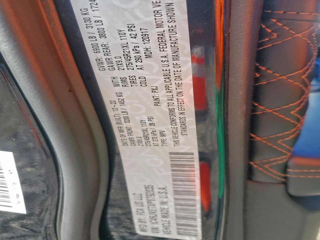 2023 Jeep Grand Cherokee L Summit VIN: 1C4RJKETXP8792835 Lot: 94913405