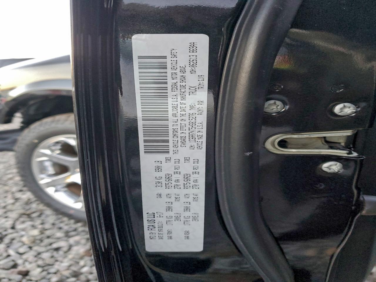 2017 Ram 1500 Laramie VIN: 1C6RR7NT5HS815276 Lot: 94567855