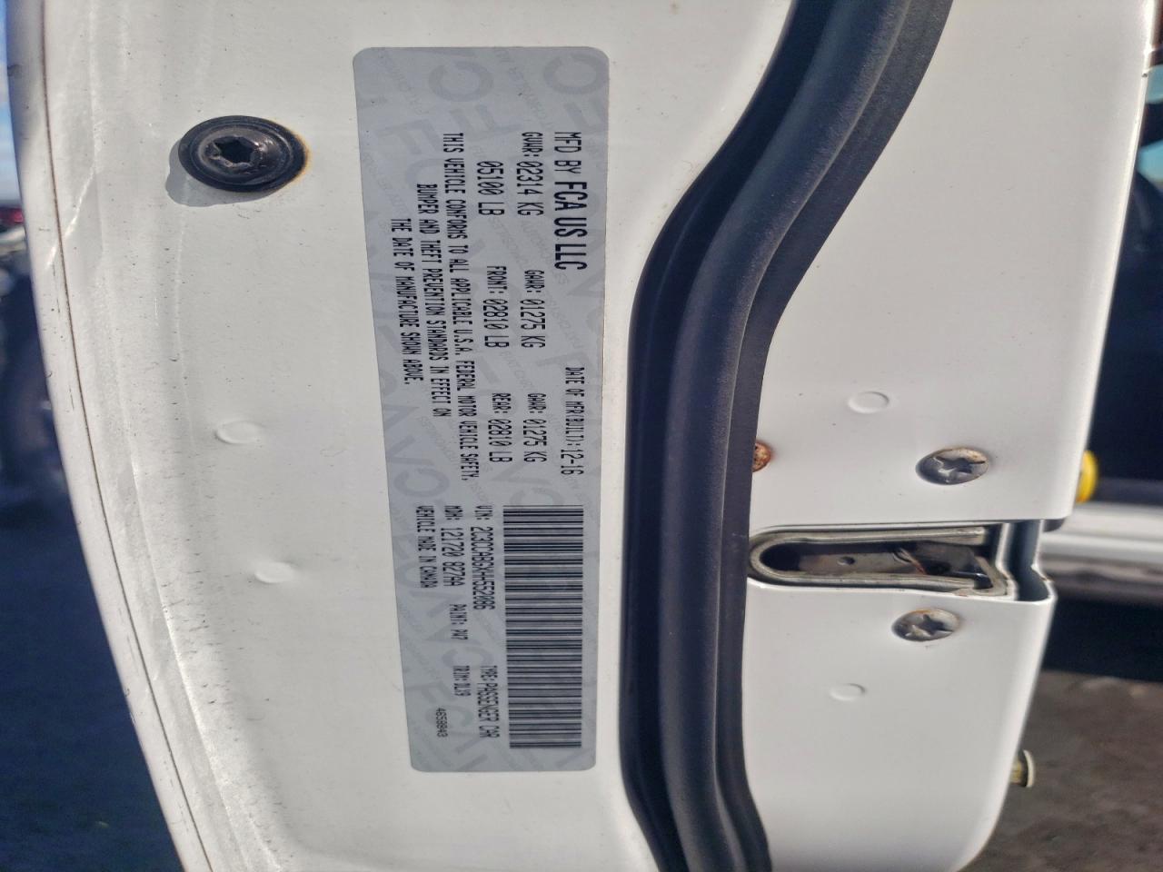 2017 Chrysler 300 S VIN: 2C3CCABGXHH552086 Lot: 94802765