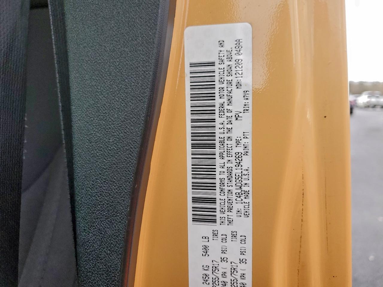 2014 Jeep Wrangler Unlimited Sport VIN: 1C4BJWDG5EL194269 Lot: 96360485