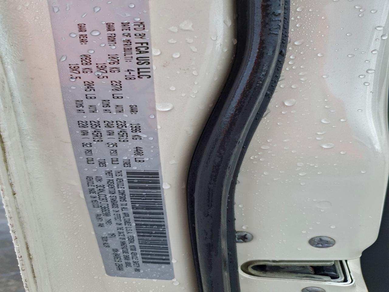 2018 Jeep Compass Limited VIN: 3C4NJCCB7JT368200 Lot: 94983905