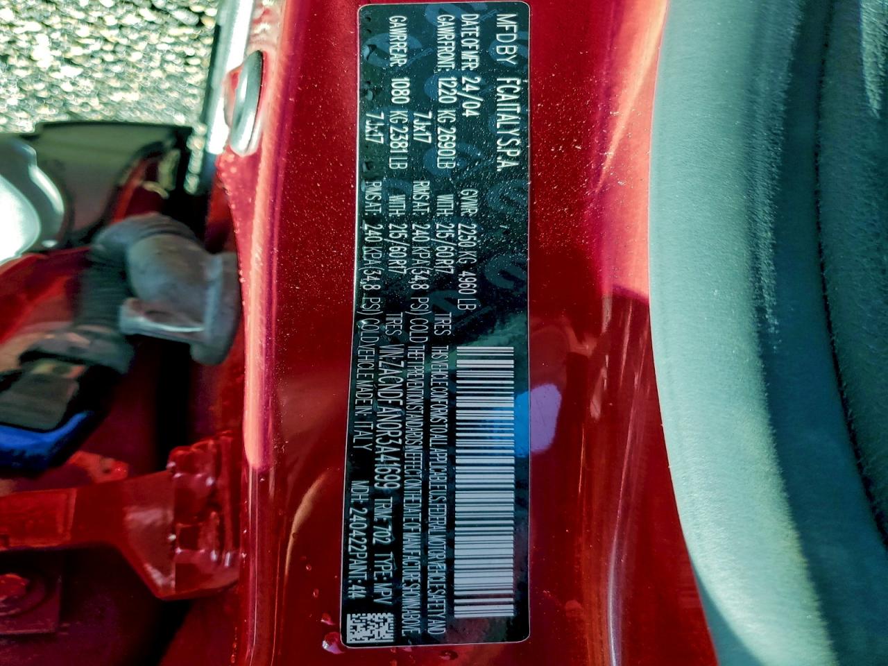 2024 Dodge Hornet Gt VIN: ZACNDFAN0R3A41699 Lot: 97163855