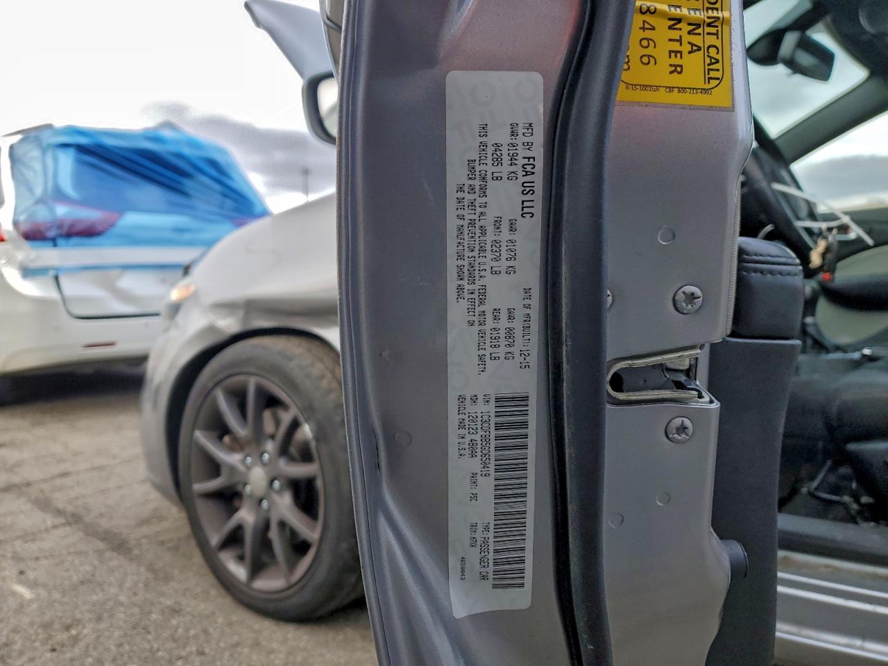 2016 Dodge Dart Sxt VIN: 1C3CDFBB5GD650419 Lot: 95239885