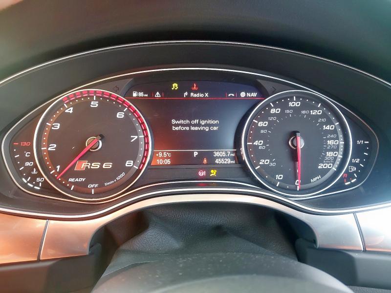 2018 AUDI RS6 4.0T FSI QUATTRO RS 6 PERFORMANCE 5DR TIP AUTO