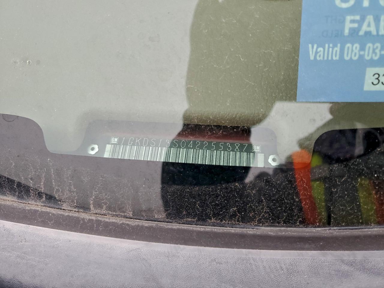 2004 GMC Envoy VIN: 1GKDS13S042255387 Lot: 96520155