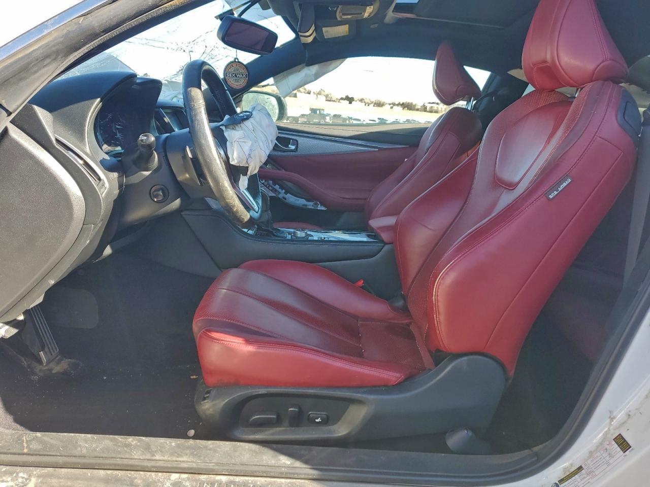 2017 Infiniti Q60 Red Sport 400 VIN: JN1FV7EL7HM700855 Lot: 94912565