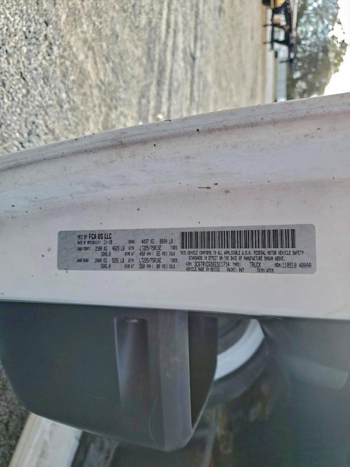 2019 Ram Promaster 2500 Delivery Van VIN: 3C6TRVDG5KE511714 Lot: 95418505