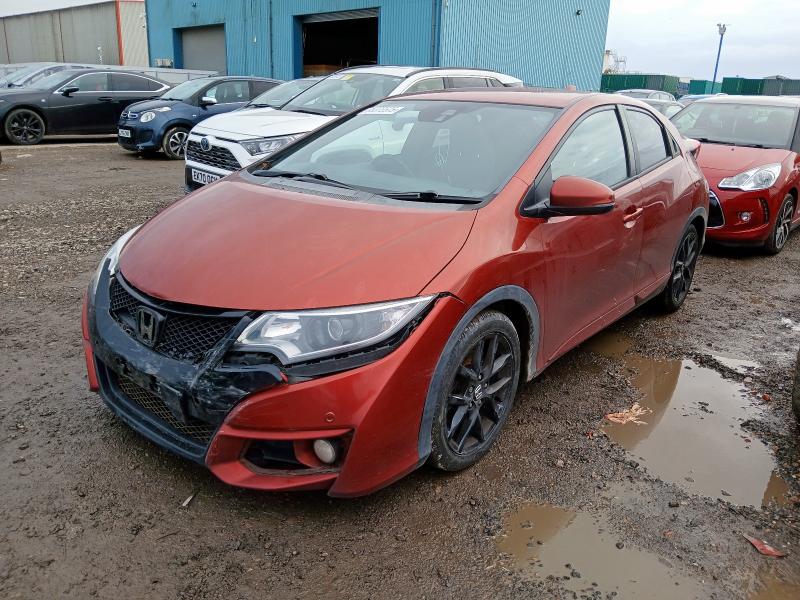 2015 HONDA CIVIC 1.6 I-DTEC SPORT 5DR for sale at Copart ROCHFORD