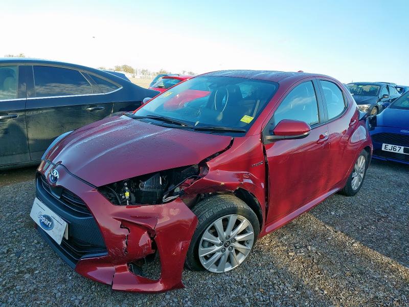 2021 TOYOTA YARIS 1.5 HYBRID ICON 5DR CVT for sale at Copart PETERLEE