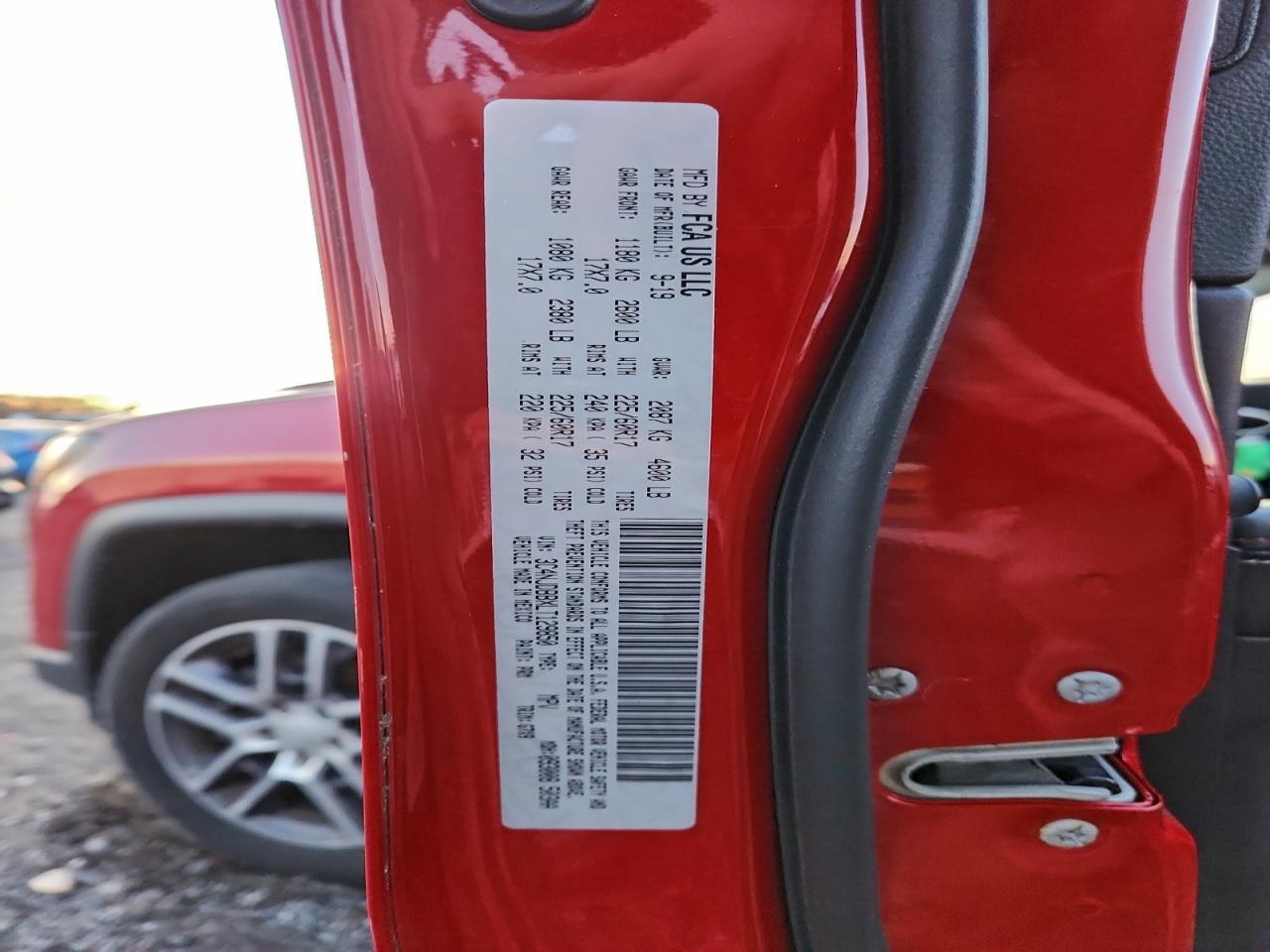 2020 Jeep Compass Latitude VIN: 3C4NJDBBXLT129850 Lot: 93206855