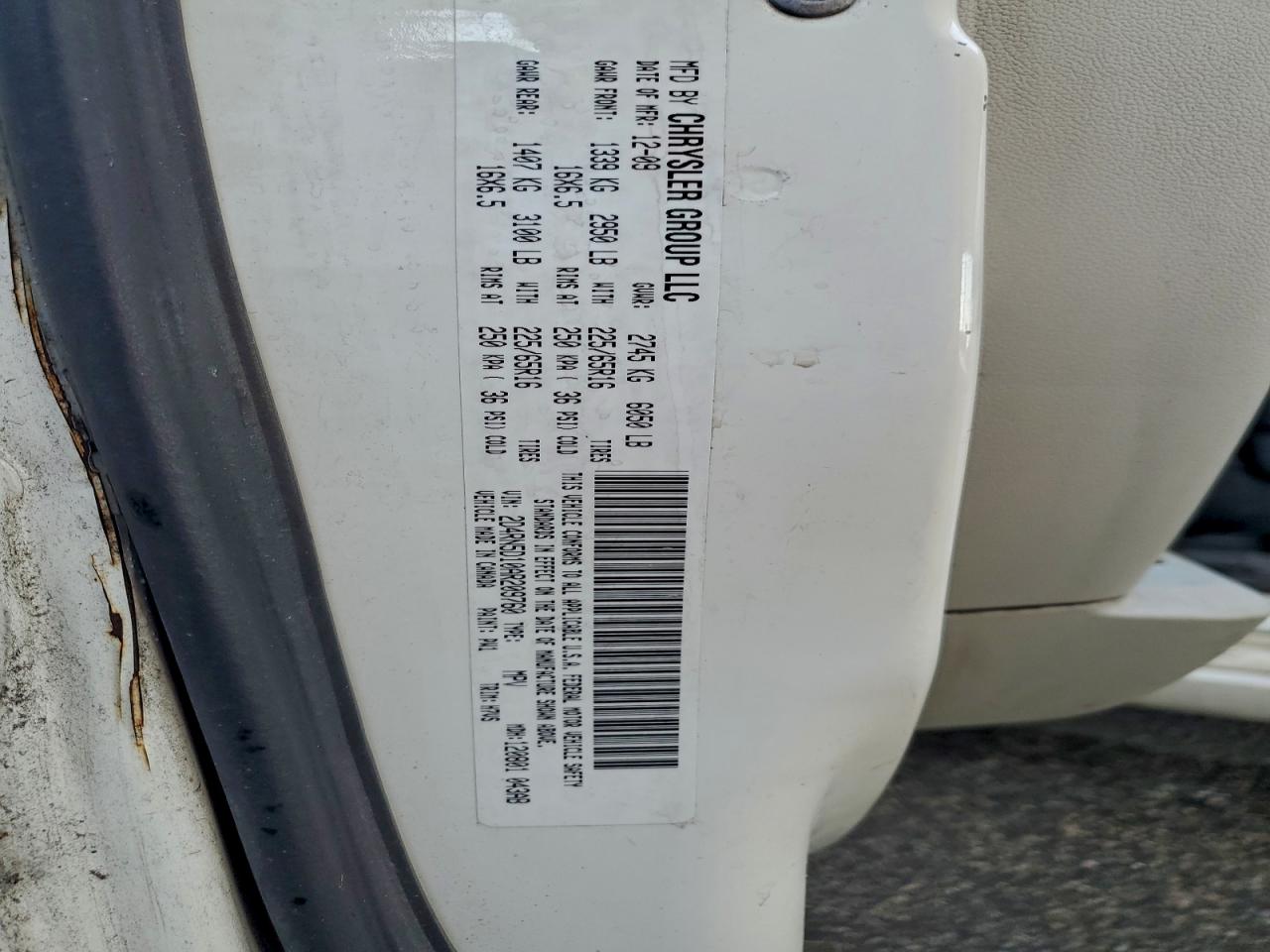 2010 Dodge Grand Caravan Sxt VIN: 2D4RN5D10AR209760 Lot: 95212795