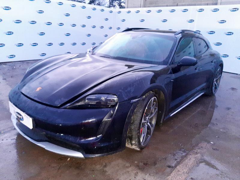 2022 PORSCHE TAYCAN 420KW 4S 93KWH 5DR AUTO for sale at Copart WOLVERHAMPTON