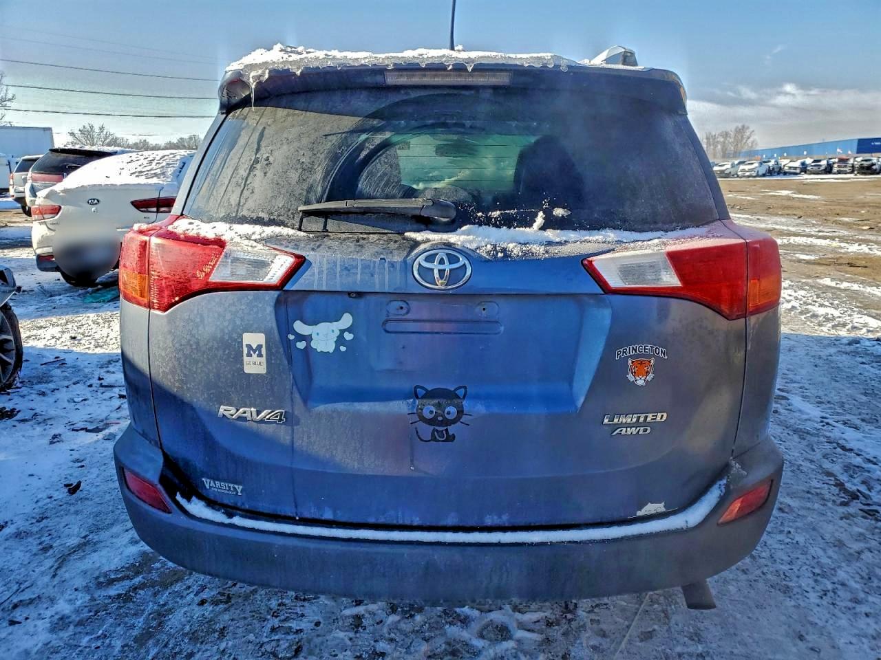 2013 Toyota Rav4 Limited VIN: 2T3DFREV2DW038887 Lot: 94826395