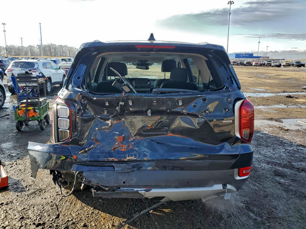 2022 Hyundai Palisade Sel VIN: KM8R4DHE2NU432975 Lot: 97092935