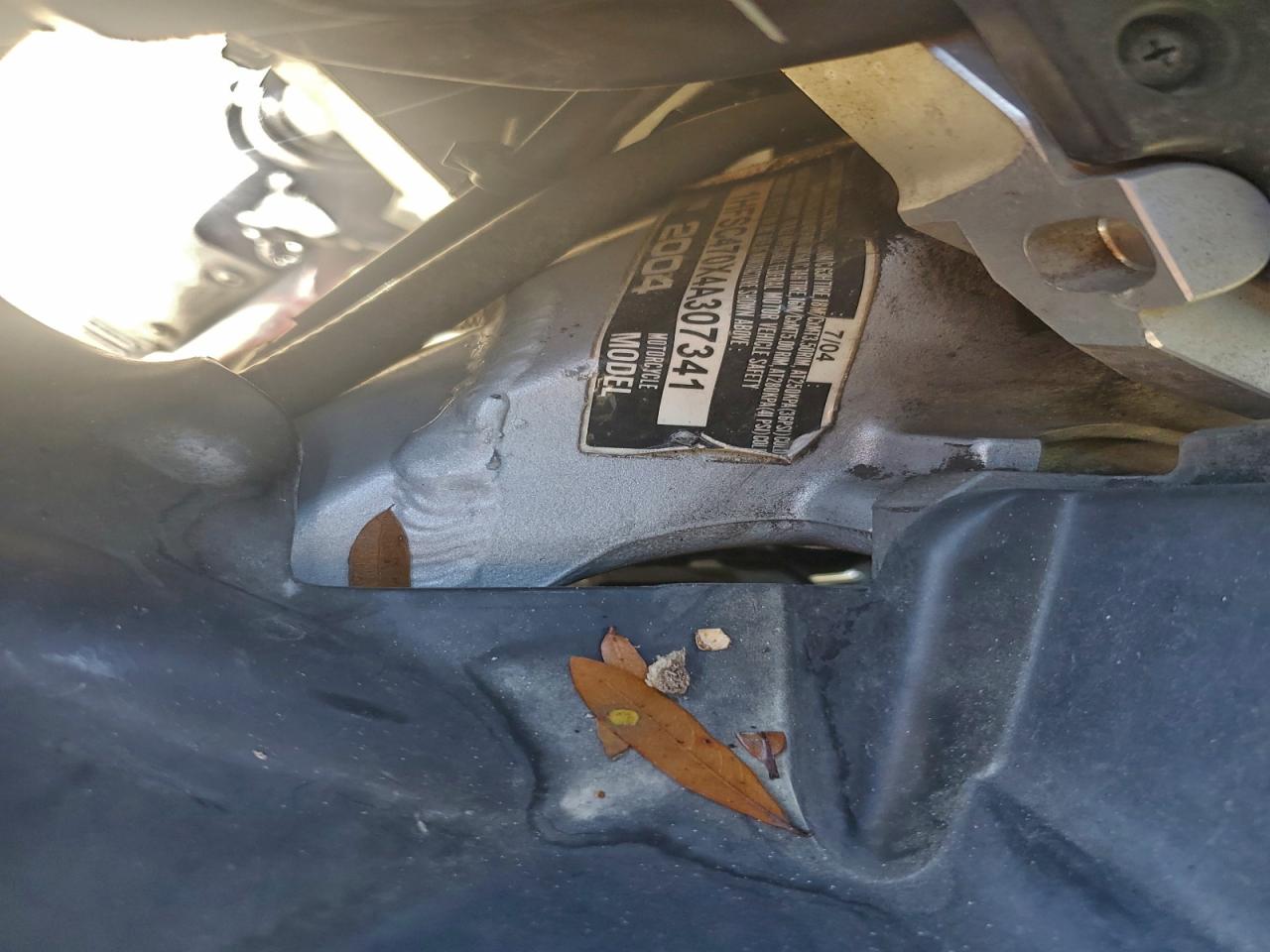 2004 Honda Gl1800 VIN: 1HFSC470X4A307341 Lot: 95463555