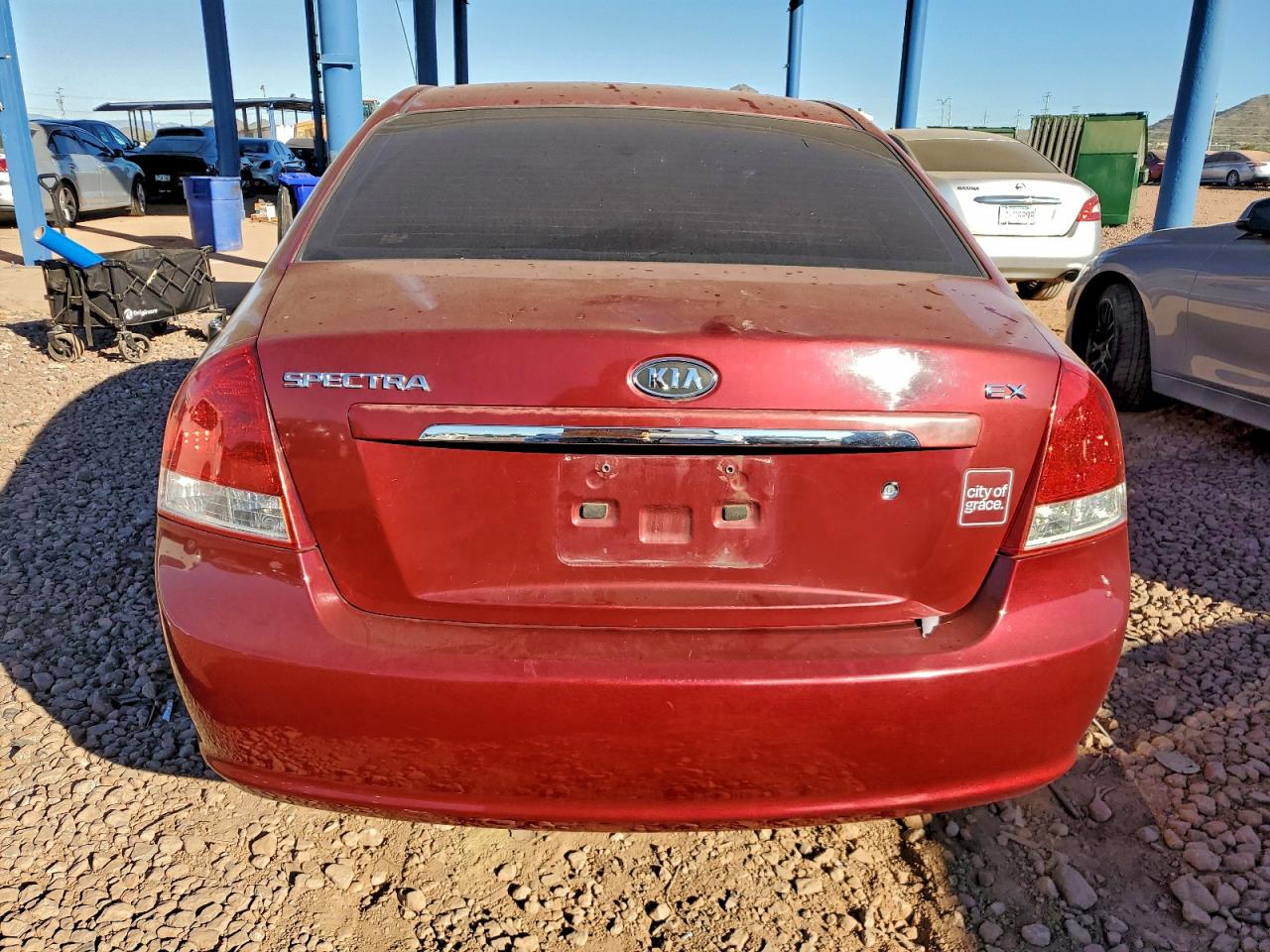 2007 Kia Spectra Ex VIN: KNAFE122575453735 Lot: 96753915