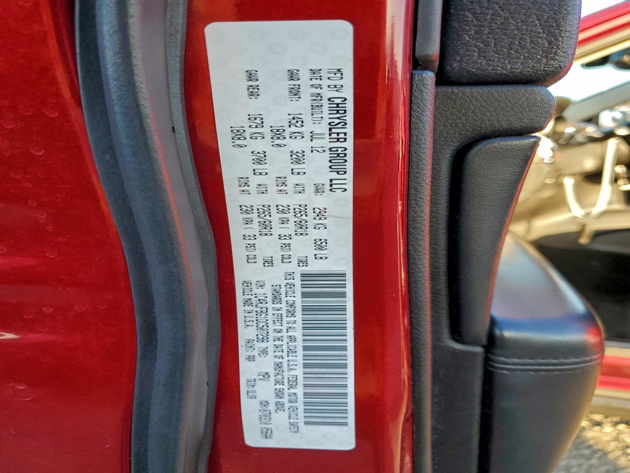 2013 Jeep Grand Cherokee Limited VIN: 1C4RJFBG1DC507298 Lot: 95686755