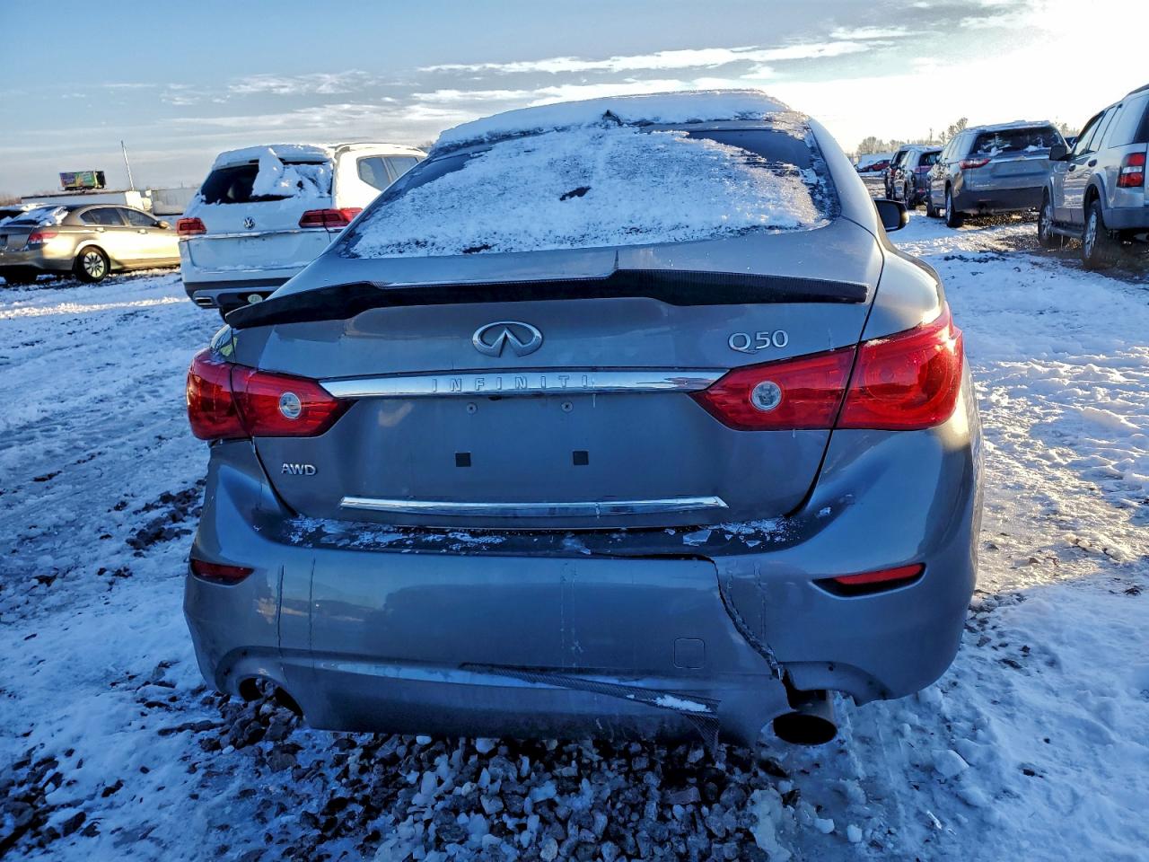 2014 Infiniti Q50 Base VIN: JN1BV7AR4EM690483 Lot: 95056205