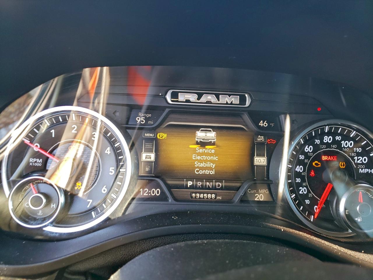 2019 Ram 1500 Big Horn/Lone Star VIN: 1C6SRFBT4KN603040 Lot: 96326125