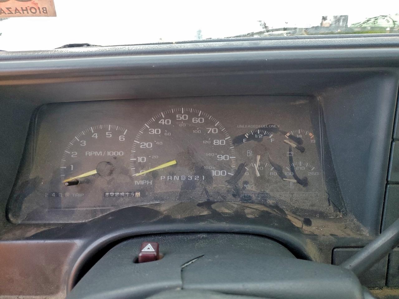 1998 Chevrolet Gmt-400 C2500 VIN: 1GCGC29R0WE238381 Lot: 96807155