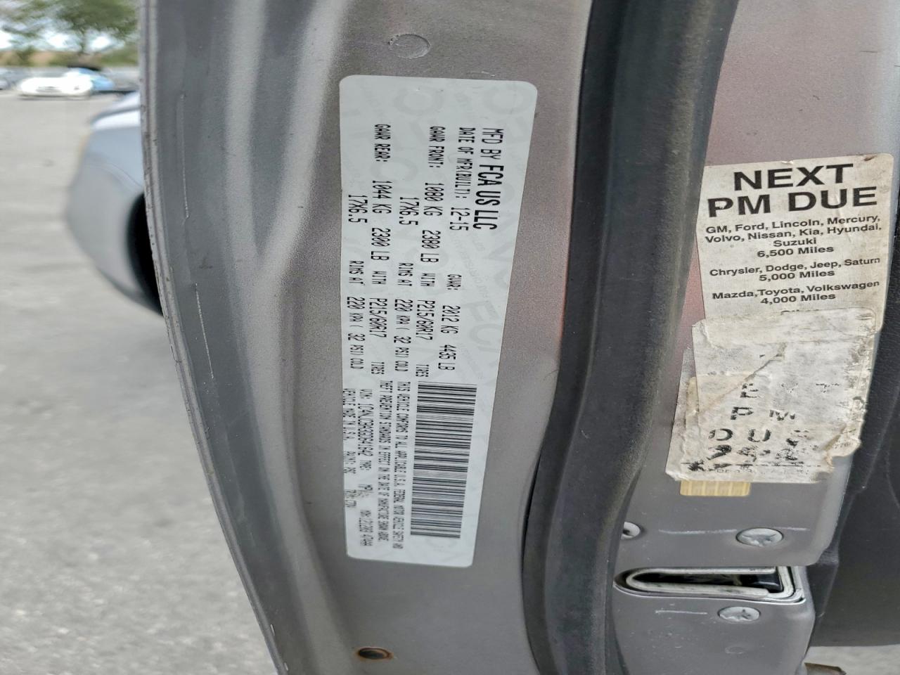 2016 Jeep Compass Sport VIN: 1C4NJCBA3GD641642 Lot: 95324515