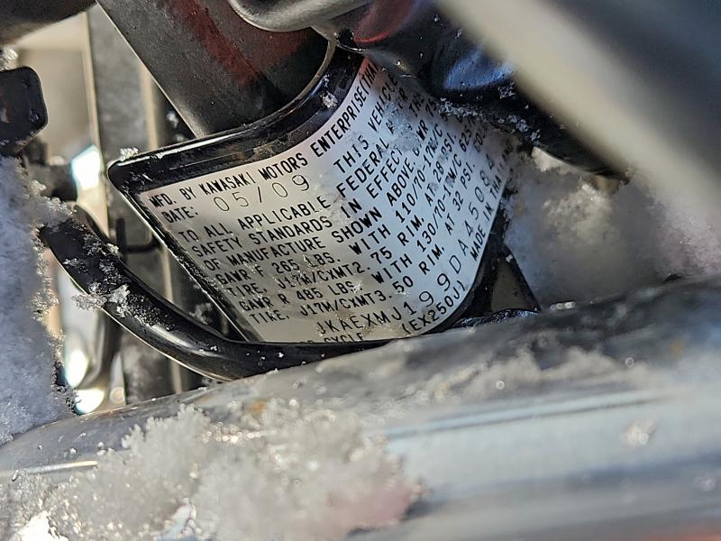 2009 KAWASAKI EX250 J  