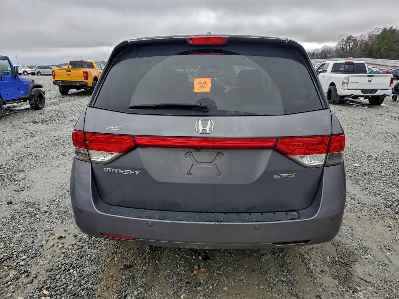 2016 Honda Odyssey Touring VIN: 5FNRL5H92GB058492 Lot: 94800605