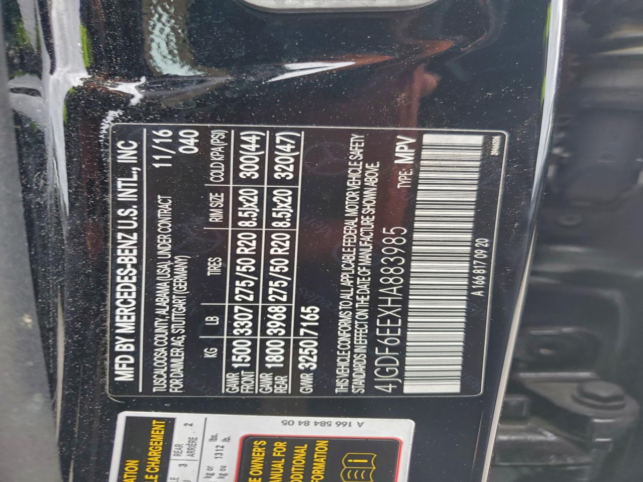 Фото: 4JGDF6EEXHA883985