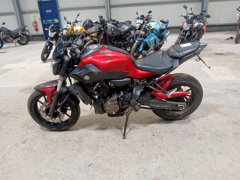 2016 YAMAHA MT-07 ABS  for sale at Copart NEWBURY