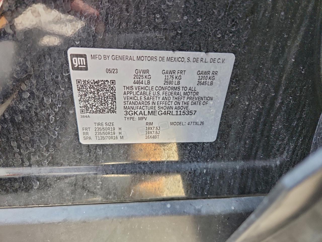 2024 GMC Terrain Sle VIN: 3GKALMEG4RL115357 Lot: 95161245