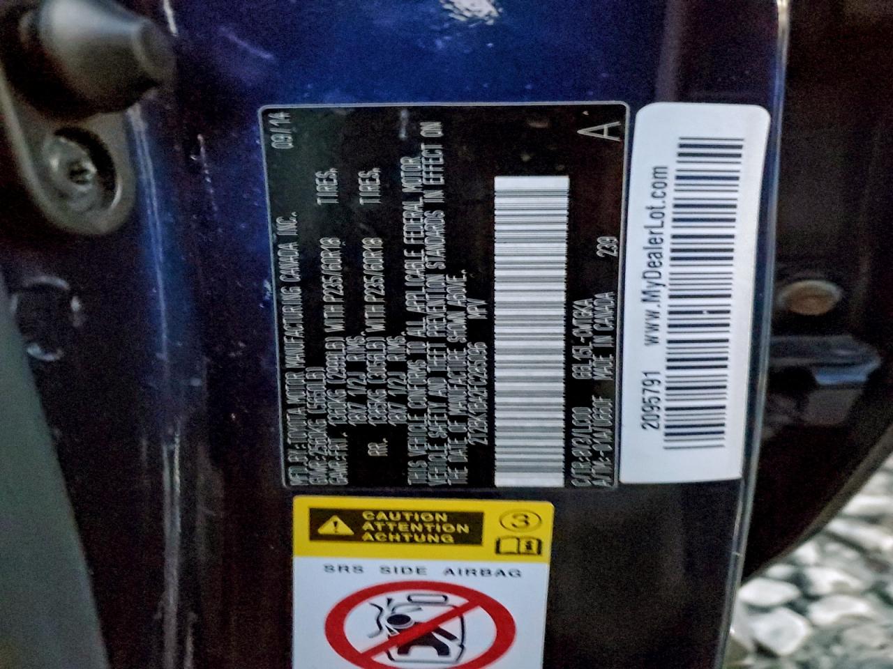 2015 Lexus Rx 350 Base VIN: 2T2BK1BA2FC285096 Lot: 94593815