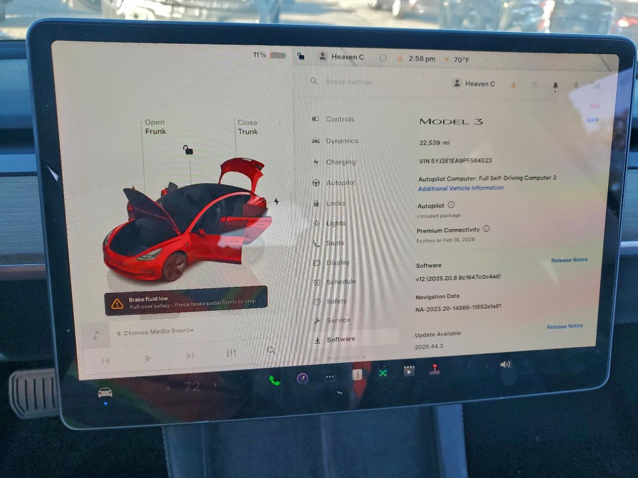 2023 Tesla Model 3 VIN: 5YJ3E1EA9PF564523 Lot: 94156625