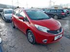 2014 NISSAN NOTE 1.2 ACENTA PREMIUM 5DR for sale at Copart BRISTOL