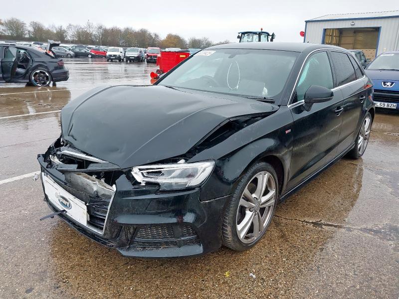 2018 AUDI A3 1.5 TFSI S LINE 5DR S TRONIC for sale at Copart NEWBURY