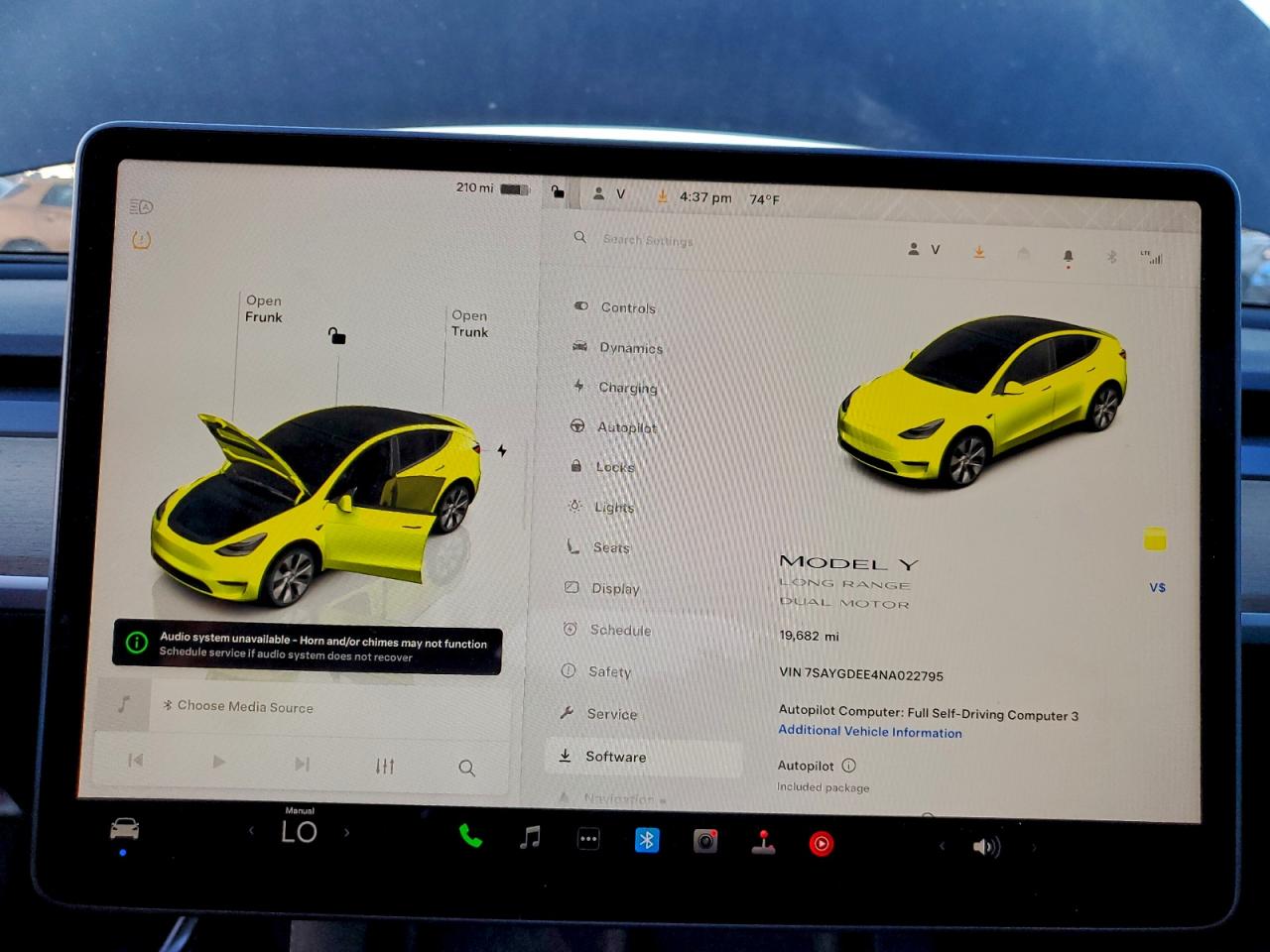 2022 Tesla Model Y VIN: 7SAYGDEE4NA022795 Lot: 94950335