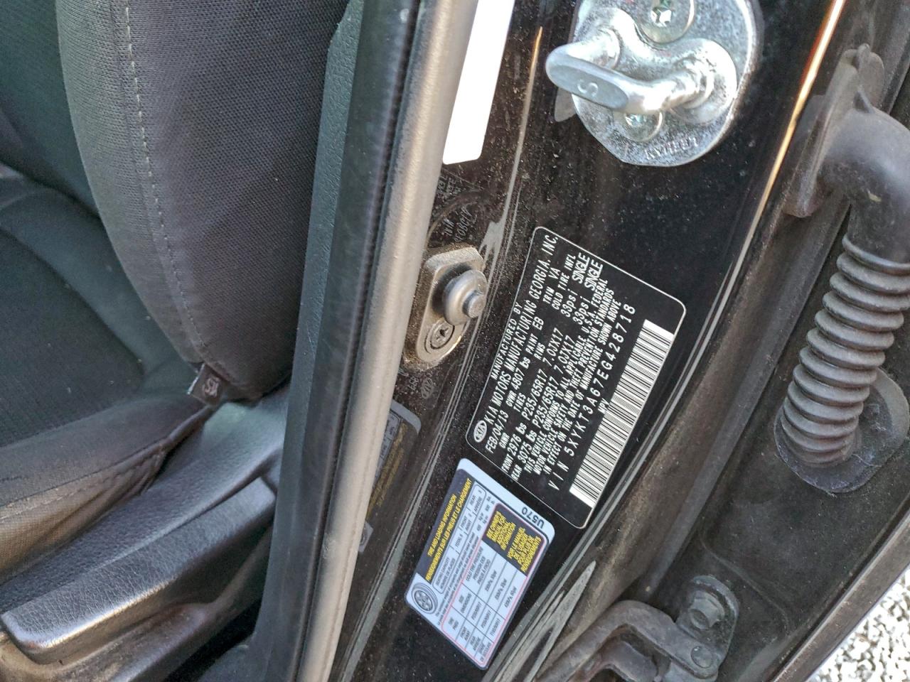 2014 Kia Sorento Lx VIN: 5XYKT3A67EG428718 Lot: 96731265