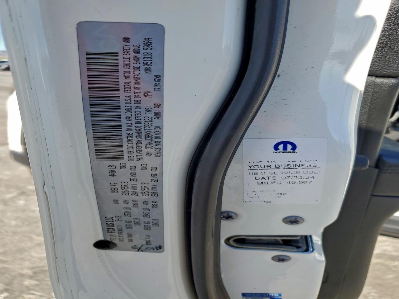 2019 Jeep Compass Latitude VIN: 3C4NJCBBXKT789122 Lot: 94966985