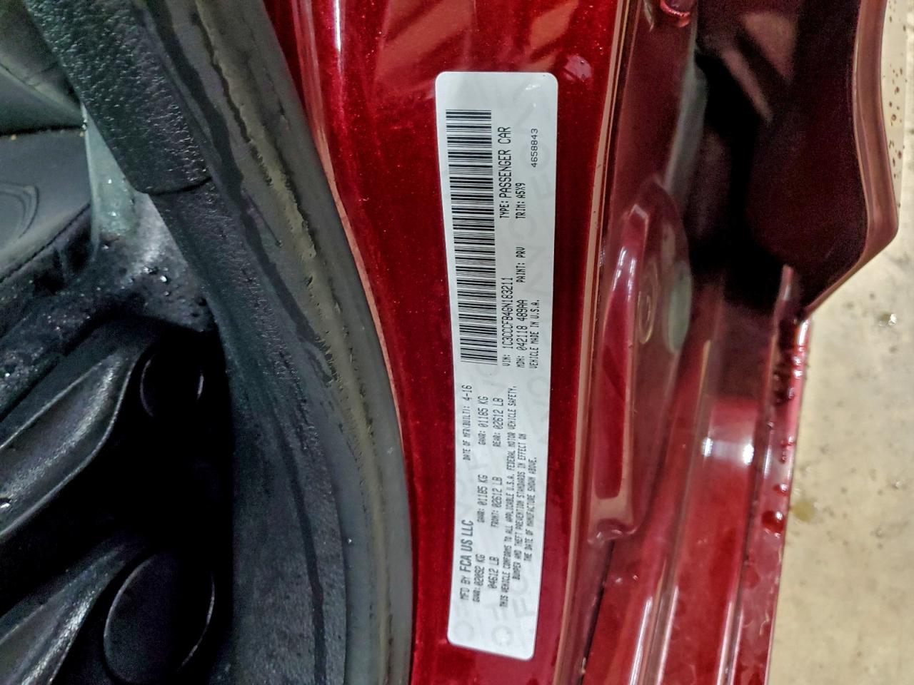 2016 Chrysler 200 Lx VIN: 1C3CCCFB4GN183211 Lot: 94910645