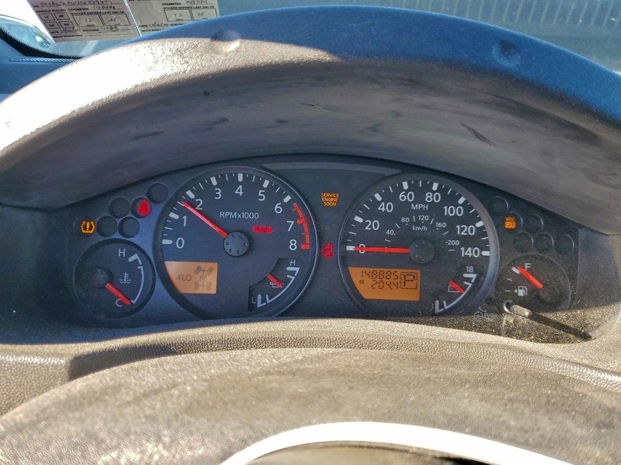 2007 Nissan Xterra Off Road VIN: 5N1AN08W27C539447 Lot: 94363695