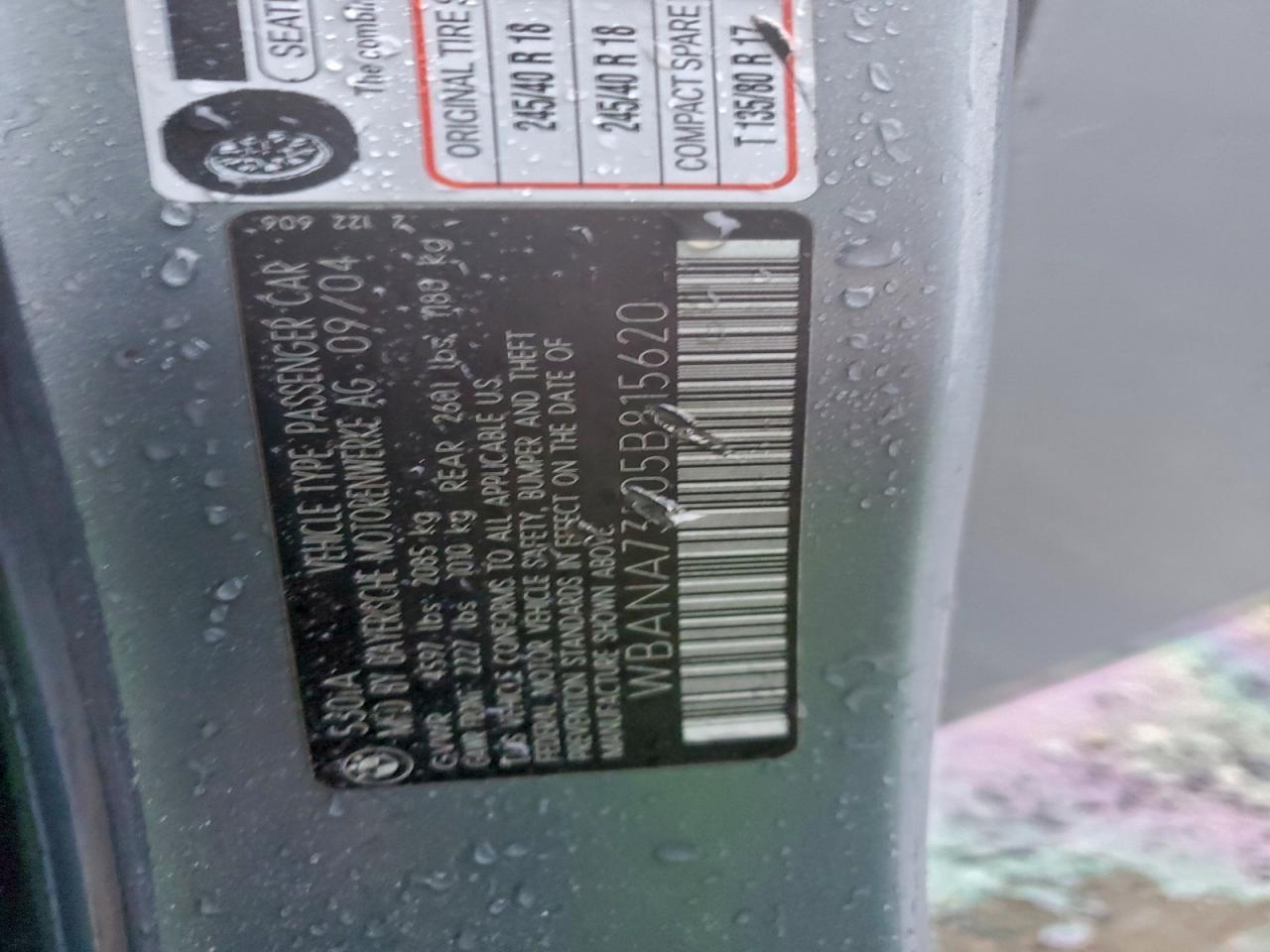 Фото: WBANA73505B815620